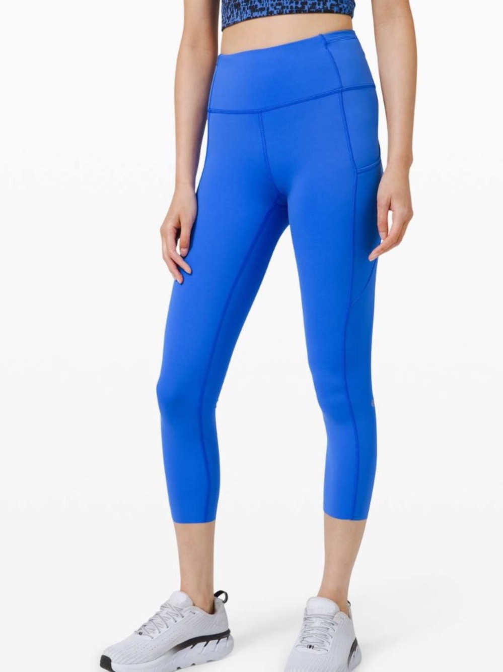 Lululemon Fast and Free High-Rise Tight Legging 23" Blue | Women’s Size 6 - Picture 2 of 8